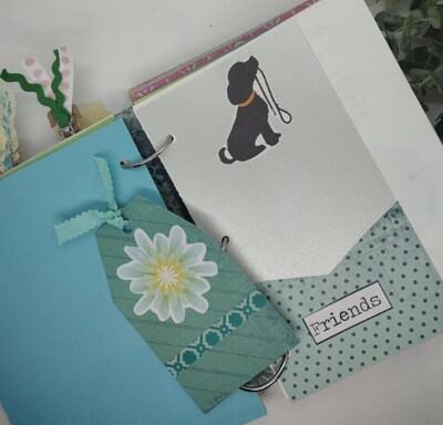 Poky Little Puppy Little Golden Book Junk Journal, Poky Little puppy Album, Scrapbook, Baby Book Gift - image6